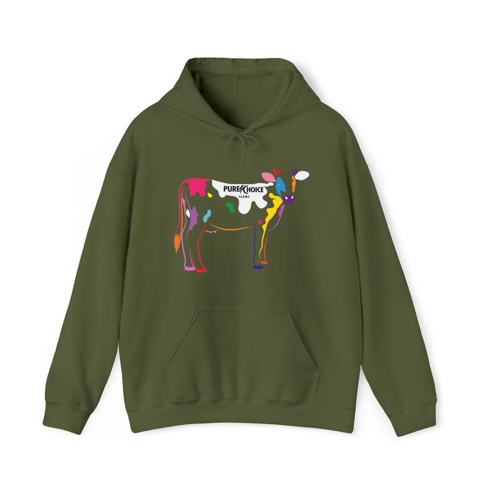 Cow discount sweatshirt hoodie