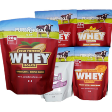 Whey Protein Isolate Flight   Try all 5 flavors!